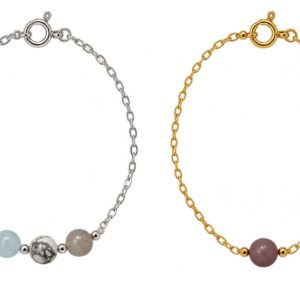 HÁV STUDIO Armbånd m. 3 krystaller
